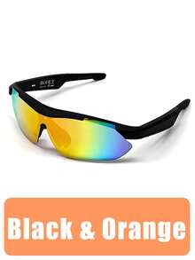 1pc Smart Glasses New Black Technology Wireless Headphones For Men And Women Outdoor Cycling Sports Navigation Voice Listening To Music Calling Voice Assistant Wake Up Remote Control Photography Apple Android Mobile Phone Universal Anti-Ultraviolet Sun Sunglasses Suitable For A Variety Of Face Shapes