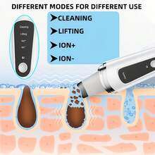 1pc Electric Skin Scrubber - 500mAh USB Rechargeable, Electric Facial Scraper, Vibration Facial Blackhead Remover, Face Lifting Exfoliating Spatula, Facial Cleansing & Beauty Care Device, Thoughtful Gift For Partner On Christmas!