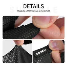 1 双专业透气露指手套，男女通用，适用于健身、钓鱼、骑行 - 彩色 - 查看 7