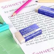 6/3/1 عبوة من أقلام الرصاص الممحاة للمدرسة والمكتب، ممحاة رسم أبيض، ممحاة فنية، تستخدم للتنظيف والإزالة دون إتلاف الورق، مناسبة للاستخدام المكتبي اليومي