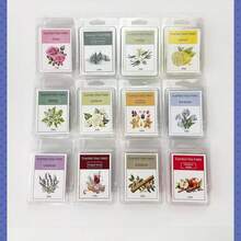 12 Types Of Scented Wax Blocks,(3 Oz) Assorted Wax Warmer Cubes,Plant Essential Oil Aromatherapy Wax Block,Soy Scented Wax Melts For Wax Warmers