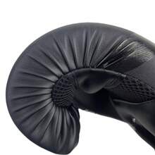 BRONJEE Brand PU Leather Gloves 12-88 Years Old Training Gloves Adult Matte Black Professional Boxing Gloves 8oz 10oz 12oz 14oz 16oz Muay Thai Training Punching Bag Gloves Combat Mma Boxing Kicking Fighting Gloves