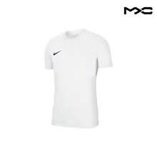 Dri-Fit Solid Logo Casual Sports Short Sleeve Tee Men Tops White - Multicolor - View 1