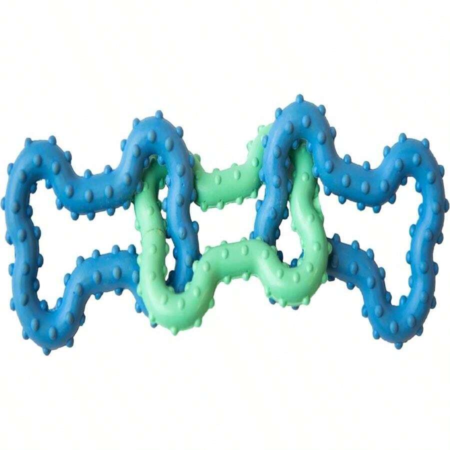 Outward Hound Bone Tugz Tug-Of-War Dog Chew Toy, Blue - MàuA - Xem 1