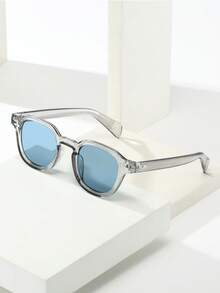 Gray Frame Blue Film