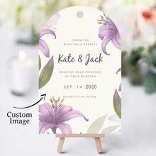 定制卡片、婚礼请柬、造型独特的感谢卡、明信片、信封留言卡、礼品标签、贺卡、定制文字贺卡、圆边空白牛皮纸贺卡/明信片、字母信息贴纸、空白白卡 - 卡片 - 查看 5