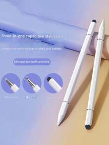 3-i-1 magnetisk universal pekpenna, lämplig för Android, iPad, surfplatta, smartphone, moderiktig stil, iPad-version, surfplatteversion, iPad-pekpenna
