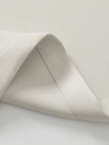 1pc/2pcs Polyester Blackout Curtains, Soft Fabric, Smooth, Thermal Insulation, Machine Washable, Extra Long Size, Beige For Living Room & Bedroom, Simple & Fresh