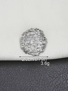 12 chiếc cúc kim loại tròn kiểu cổ điển với sọc bất đối xứng, thích hợp cho áo len, áo khoác, áo jacket, áo khoác thường ngày, giày dép, mũ, hộp quà và các dự án DIY khác. - Nhiều màu - Xem 20