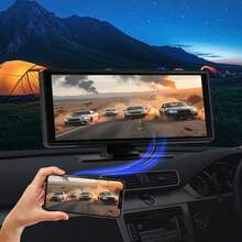 Wireless Car Stereo, 10-Inch HD Portable Radio Touch Screen Compatible With Apple CarPlay And Android Auto, CarPlay Screen For Car With Voice Control, Mirror Link, Bluetooth, GPS Navigation - 10 inch - Xem 9