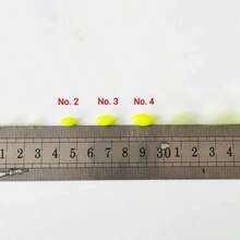 Topline Tackle 3 Packungen mit je 6 Stück ovale Angelflöße, Angelhaken Bohnen, selbsteinstellende zweifarbige Olive Bojen, große zylindrische sichtbare Fischflöße, Karpfen Angelstopfen