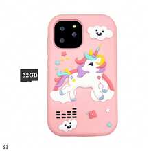 2025 New 2.8 Inch Kids Unicorn Touchscreen Smartphone Toy, 32GB Built-In Storage Card, Fun Educational Games, MP3 Player, Soft Silicone Material, Ideal Christmas & Birthday Gift For 3-12 Years Old Boys & Girls - Multicolor - View 13