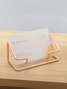 高级名片夹 - 简约流畅的桌面办公展示架，设计极简，结构坚固耐用。适用于家庭办公室桌面收纳、办公装饰、家居装饰、派对、婚礼、会议席位卡、圣诞节席位卡等各种场合。 - 彩色 - 查看 11