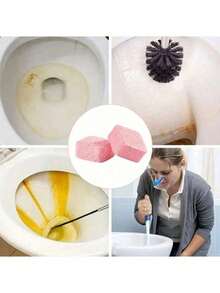 18pcs Powerful Odor Removing Toilet Cleaning Tablets, Toilet Cleaner Effervescent Tablets, High Efficiency Descaler, Toilet Cleaner And Toilet Effervescent Tablets, Suitable For Toilet Seats. Also Suitable For Washing Machines. - Multicolor - View 6