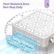 SAVILAND Advanced Powerful Suction Nail Dust Collector: 4000 RPM Dust Collector Nail Tech 10 Adjustable Speeds Heat Resistant Nail Duster Low Noise Dist Collector For Nails Acrylic Nails Polish Salon - 彩色 - 查看 5