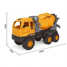 Mainan Truk Ekskavator Geser Inersia Warna Kuning dengan Bak Pengangkut Miring, Model Kendaraan Teknik Terbuat dari Bahan ABS, Tanpa Baterai, Cocok untuk Anak Laki-laki dan Perempuan, Hadiah Ulang Tahun yang Luar Biasa - MultiWarna - View 15