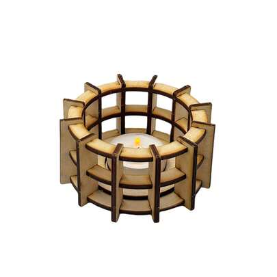 Wooden Candle Holde…