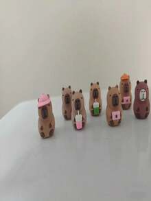 6pcs/12pcs/36pcs Capybara Pencil Set, High-Quality Creative Student Stationery Pencils, Drawing Set, Random Colors And Styles (1 Box Of 12 Pcs), Office/Signature Supplies, Gift For Family, Friends, Coworkers, Suitable For Office, School, Drawing, Students, Markers, Stationery, Boys, Girls, School Supplies - Multicolor - View 8