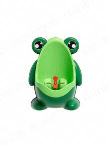 1 件装可爱青蛙如厕训练小便器男孩带趣味瞄准目标，马桶小便训练器，儿童站立垂直小便婴幼儿