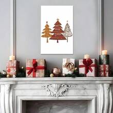 1pc Framed Canvas Poster, Wall Art Canvas Paintings, Ideal Gift For Bedroom Living Room Corridor, Wall Art, Room Decoration - White - View 5