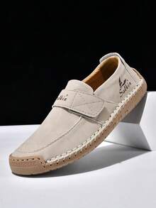 Salkin 新款設計師手工女款樂福鞋 穿脫方便 平底駕駛鞋 輕量柔軟舒適休閒鞋 不壓腳貼合設計 戶外運動鞋 百搭洋裝與牛仔褲 媽媽鞋 返校大學風學生鞋 日常徒步走路鞋 假期禮物 春夏秋大尺碼女鞋 - 米色 - 查看 12