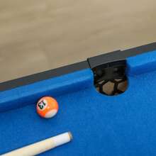 SPORTNOW 5-In-1 Multi Games Table, Mini Pool Table Tennis Hockey Table, Basketball Arcade Game, Archery, Blue - Blue - View 8