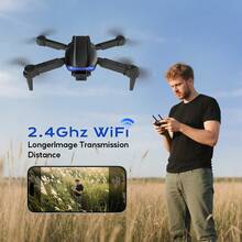 AXNEN Nuevo modelo E99/K3 Mini Drone plegable doble, equipado con un quadcóptero, estabilizador de vuelo con flujo óptico y cámaras duales HD, diseñado específicamente para principiantes. Es un dron asequible y de alta calidad, utilizable tanto en interiores como en exteriores - un regalo perfecto para Navidad, Acción de Gracias y Halloween.