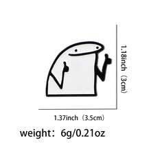 5 件/套珐琅别针胸针松针翻领别针徽章背包服装配饰珠宝礼品 - ZH863 - 查看 8