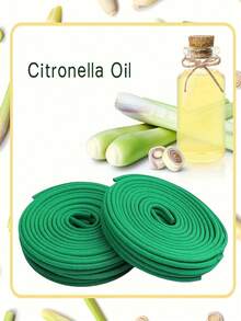 20/40 piezas Espiral de incienso de citronela de hierba de limón, apto para uso en exteriores - Aromaterapia de citronela de hierba de limón - Tiempo de quemado de 3-4 horas - Excelente para el borde de la piscina, patio, porche, terraza, camping y senderismo, accesorios de camping, diseño de espiral, quema lenta