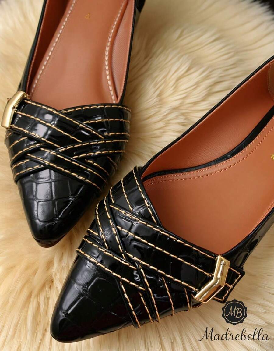 Women Flats - 黑色 - 查看 1