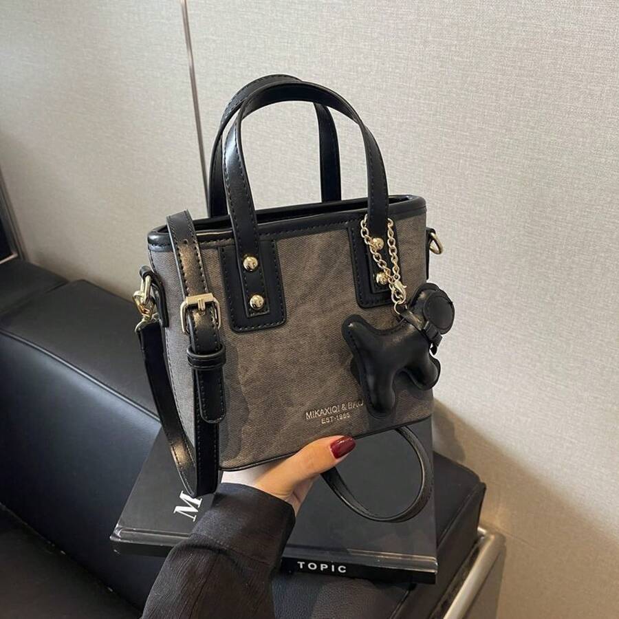 Bolso cruzado para mujer - Negro - Ver 1