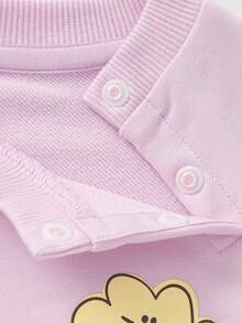 Balabala Conjunto de 2 piezas para niña con estampado de dibujos animados, nueva colección otoño 2025 - rosa - Ver 6