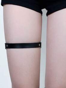 Meias-calças Elásticas de Estilo Gótico Punk, Aquecedores de Panturrilha Sexy Meias Góticas Quadril-hop, Aquecedores de Perna Macios Grunge, Estética Y2K, Correntes de Perna, Verão