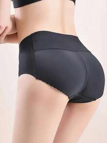 1 Pair/2 Pairs Women High Waist Butt Lifting Panties, With Breathable Low-Rise Design, Abdomen Control Function And Fake Buttock Design To Enhance Buttock Contour. It Is A Padded Butt Lifting And Shaping Underwear That Can Create A Heart-Shaped Buttock. No Padding Inside, Comfortable And Skin-Friendly As Intimate Apparel. Christmas Gift, New Year Family Gift, Valentine's Day Romantic Gift - Multicolor - View 3