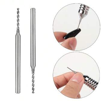 1/3 st 8/10/12 mm vridformat nagelpiercingpoleringshuvud för nageldekoration mini manuella smycken metallstansnålar bärbara nageltillbehör hängsmycke poleringsborr nagelkonstverktyg