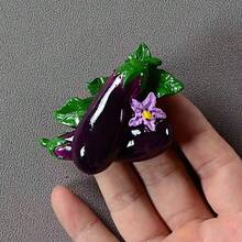 1pc/3pcs/4pcs/5pcs/5pcs-1/6pcs/6pcs-1/7pcs/8pcs/9pcs/10pcs/10pcs-Style 1/10pcs-2/11pcs 新款卡通水果蔬菜风格磁性树脂冰箱贴，自然风格磁性冰箱贴，可爱的装饰品，办公桌装饰，白板个性化装饰，储物柜，洗碗机，厨房和办公室装饰，家居装饰，情人节礼物，送给朋友和家人的礼物 - 彩色 - 查看 4