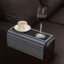 Foldable Elastic Sofa Tray - Multifunctional Storage Rack For Drinks, Snacks, Remote Controls And Phones - Sofa Armrest Table - Portable Flexible Design, Suitable For Home Or Office Use - Ideal Choice For Halloween, Thanksgiving, Christmas, New Year And Valentine's Day Holidays