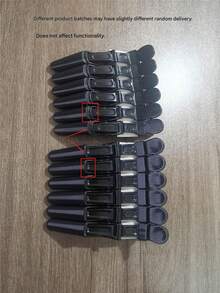 10pcs/6pcs Alligator Clip Hairdressing Wholesale Hair Clip Hair Salon Perm And Dye Hair Styling Positioning Partition Large Barber Shop Alligator Hair Clip Hair Clips Claw Clips Hair Barrettes, School Stuff, Set, Hair Accessories, Head Accessories, Hair Accessories For Women, Hairpin - Black - View 12