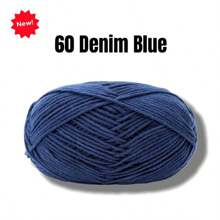 1 Stück 50g 5-fädiges Baumwollgarn, geeignet für DIY Taschenweben, Schals, Mützen, Pullover, Heimtextilien