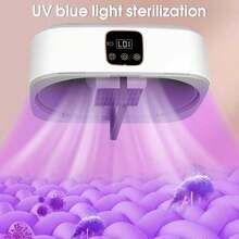 Portable Dryer, Electric Dryer, Electric Clothes Rack, Foldable Dryer, Clothes Dryer, European Plug Model, Remote Control Digital Display, Foldable Drying Machine With 2 Adjustable Settings, Blue Light Sterilization, Suitable For Damp And Rainy Conditions, For Home And Travel Use. - Multicolor - View 5