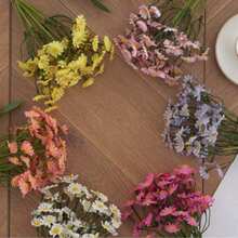 6/12/24 pièces Fleurs de marguerite artificielles, camomille et tournesol élégants, fausses marguerites de 10 pouces pour décoration de vase, centre de table extérieur, DIY, fête à la maison, décoration de mariage de fleurs sauvages printanières (blanc) Camomille, accessoires photo, bouquet floral, décoration de scène (sans contenant)