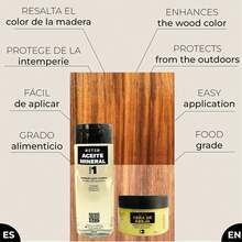 Aceite mineral de grado comestible y cera de abejas.Tratamiento de superficies de madera - 1 - Ver 4