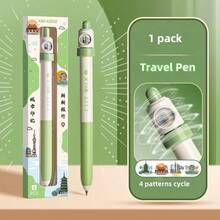 1pc Good Luck Spinning Pen, Student Test-Taking Pen, Exam Gel Pen, Fun High-Quality Smooth Stress Relief Pen, Inspirational Back-To-School Gift