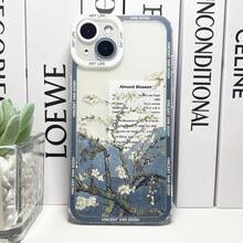Funda de Teléfono de Arte Estético de Van Gogh Compatible con  16 15 14 13 12 11 Pro Max XS X XR SE 78 Plus Mini Funda Girasoles La Noche Estrellada, Funda Compatible con  17,  17 Pro,  17 Pro Max - 04 - Ver 9