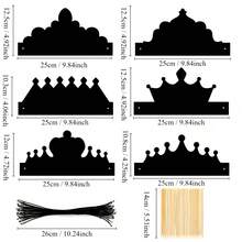 80-72 Stücke Papier Krone Set, Regenbogen Kratzpapier, Krone mit Regenbogen Kratzkrone Stirnband Hut, Holzoptik handgefertigt Gummiband, bunte Edelstein Aufkleber, Party, Geburtstag, Schulanfang Geschenk, Erwachsenen Dekoration, Geburtstagsparty Geschenk, Feier Dekoration, dekoratives Stirnband, bunte Krone, handgefertigte Details, Kratze Edelsteine, Krone Accessoires, Party Hut, Erwachsenen Feier, Bastler Enthusiast