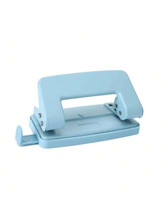 2-Hole Punch Desktop Puncher, Manual 2-Hole Punch For Loose Leaf Binders, Solid Metal And Durable Plastic Construction, Suitable For Classroom And Office, Easy To Clean - Just Open The Bottom Compartment To Discard Waste. Can Be Used To Organize Important Documents Or Create Decorative Cards And Origami, Its Precise Punching Mechanism Helps Align Holes Accurately, Making It A Useful Tool For Card Making And Gift Packaging.