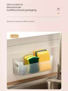 1/2 Paquetes Caja de almacenamiento para colgar en la pared de la cocina, Caja de almacenamiento para el interior del gabinete, sin perforación en la puerta del gabinete, bolsa de conservación, suministros de limpieza, película de conservación, bolsa de conservación, estante de almacenamiento, cesta colgante de la puerta, caja de almacenamiento para colgar en la pared con diseño de árbol de Navidad, alce, copo de nieve, para el interior del gabinete, la puerta del refrigerador, el baño, sin perforación en la puerta del gabinete, estante de almacenamiento para bolsas de plástico frescas