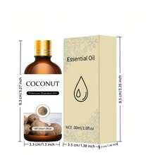 100ml/30ml/10ml，100% 天然优质樱花精油，适用于扩散器、加湿器、香皂/蜡烛制作，男女通用，毛孔护理，敏感肌肤慎用，理想礼物 - 椰子 - 查看 11