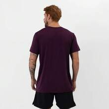 Kit 2 Dry Fit Polyamide T-Shirts - Negro / Vino - Ver 10
