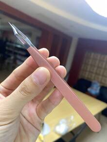 HMQ beauty 2pcs Professional Eyelash Extension Tweezers, New Anti-Slip Precise Anti-Static Design, Essential Beauty Tool For Beginners, Suitable For Curling And Transplanting Eyelashes - Multicolor - View 15